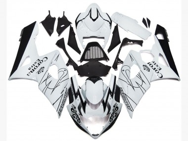 OEM Weißer Corona-Stil 2005-2006 Suzuki GSXR 1000 Motorrad Verkleidung