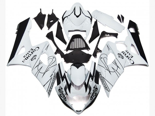 OEM Weißer Corona-Stil 2005-2006 Suzuki GSXR 1000 Motorrad Verkleidung OEM Weißer Corona-Stil 2005-2006 Suzuki GSXR 1000 Motorrad Verkleidung