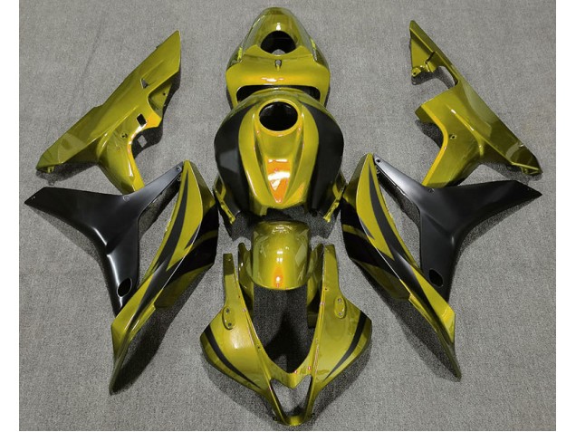 Olivgrün OEM Stil 2007-2008 Honda CBR600RR Motorrad Verkleidung