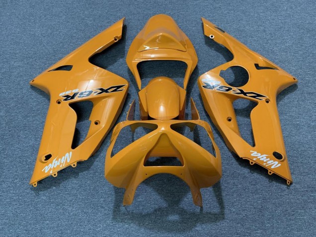Orange 2003-2004 Kawasaki ZX6R Motorrad Verkleidung Orange 2003-2004 Kawasaki ZX6R Motorrad Verkleidung