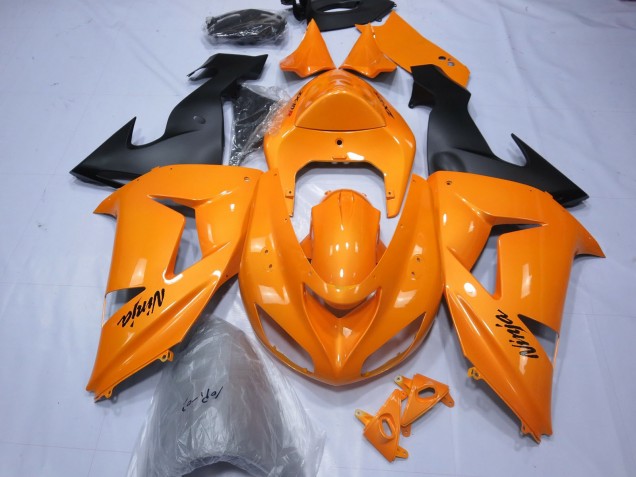 Orange 2006-2007 Kawasaki ZX10R Motorrad Verkleidung Orange 2006-2007 Kawasaki ZX10R Motorrad Verkleidung