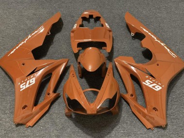 Orange Glänzend 2006-2008 Triumph Daytona 675 Motorrad Verkleidung