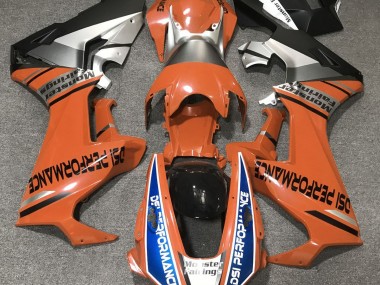 Orange Glänzend & Blau 2017-2023 Honda CBR1000RR Motorrad Verkleidung