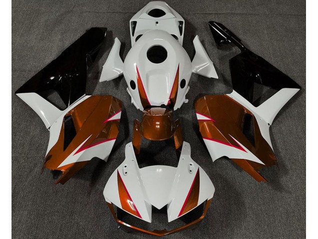 Orange Glänzend Weiß & Rot 2013-2023 Honda CBR600RR Motorrad Verkleidung Orange Glänzend Weiß & Rot 2013-2023 Honda CBR600RR Motorrad Verkleidung