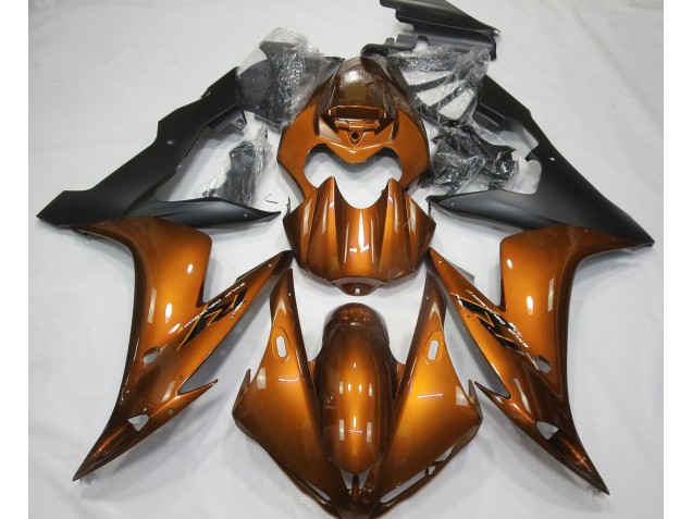 Orange Glänzend & Schwarz 2004-2006 Yamaha R1 Motorrad Verkleidung Orange Glänzend & Schwarz 2004-2006 Yamaha R1 Motorrad Verkleidung