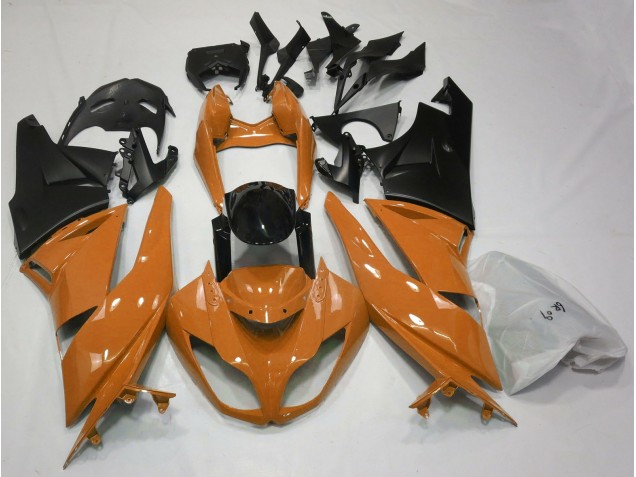Orange Glänzend & Schwarz 2009-2012 Kawasaki ZX6R Motorrad Verkleidung Orange Glänzend & Schwarz 2009-2012 Kawasaki ZX6R Motorrad Verkleidung