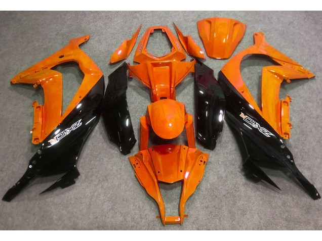 Orange Glänzend & Schwarz 2016-2019 Kawasaki ZX10R Motorrad Verkleidung Orange Glänzend & Schwarz 2016-2019 Kawasaki ZX10R Motorrad Verkleidung