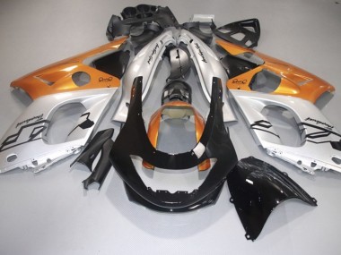 Orange Glänzend Silber & Schwarz 1998-2007 Yamaha YZF600 Motorrad Verkleidung