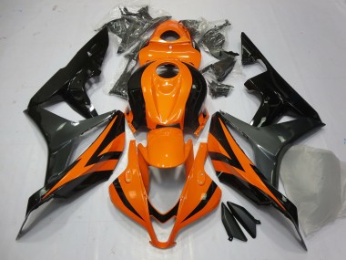 Orange Grau & Schwarz 2007-2008 Honda CBR600RR Motorrad Verkleidung