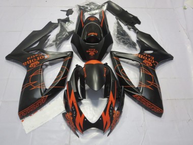 Orange Matt 2006-2007 Suzuki GSXR 600-750 Motorrad Verkleidung