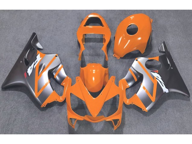 Orange & Matt Silber 2001-2003 Honda CBR600 F4i Motorrad Verkleidung Orange & Matt Silber 2001-2003 Honda CBR600 F4i Motorrad Verkleidung
