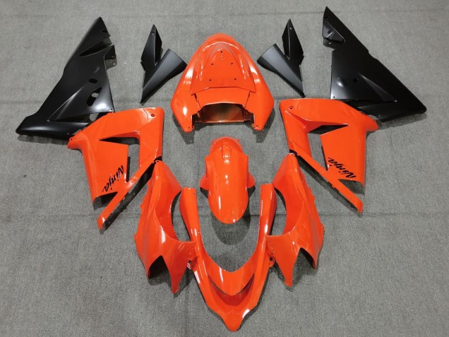 Orange-Schwarz 2004-2005 Kawasaki ZX10R Motorrad Verkleidung Orange-Schwarz 2004-2005 Kawasaki ZX10R Motorrad Verkleidung