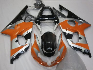 Orange Silber OEM Stil 2000-2002 Suzuki GSXR 1000 Motorrad Verkleidung