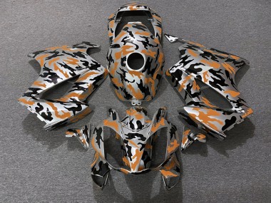 Orange Tarnung 2002-2012 Honda VFR800 Motorrad Verkleidung