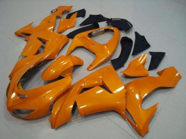 Orange Uni 2006-2007 Kawasaki ZX10R Motorrad Verkleidung