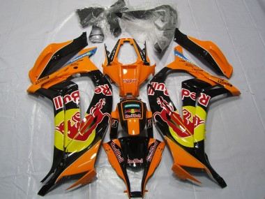 Orangerot Bull 2011-2015 Kawasaki ZX10R Motorrad Verkleidung