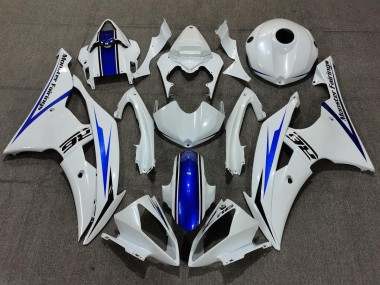 Perlweiß & Blau 2008-2016 Yamaha R6 Motorrad Verkleidung