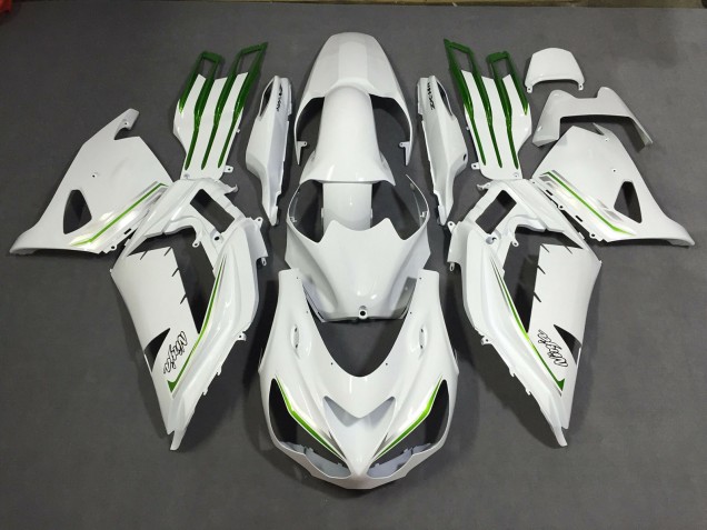 Perlweiß & Custom 2012-2021 Kawasaki ZX14R Motorrad Verkleidung Perlweiß & Custom 2012-2021 Kawasaki ZX14R Motorrad Verkleidung