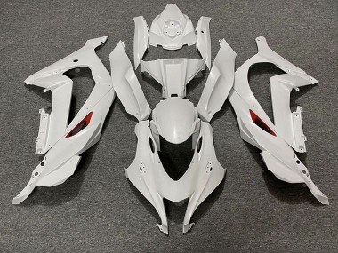 Perlweiß Rot Rand 2016-2019 Kawasaki ZX10R Motorrad Verkleidung