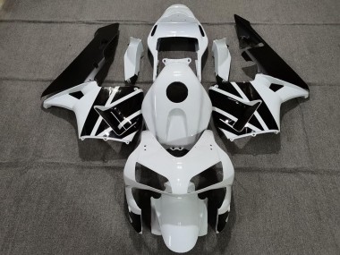 Perlweiß & Schwarz 2003-2004 Honda CBR600RR Motorrad Verkleidung