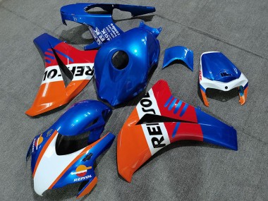 Perlblau Repsol Stil 2008-2011 Honda CBR1000RR Motorrad Verkleidung