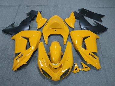 Perlgelb 2006-2007 Kawasaki ZX10R Motorrad Verkleidung