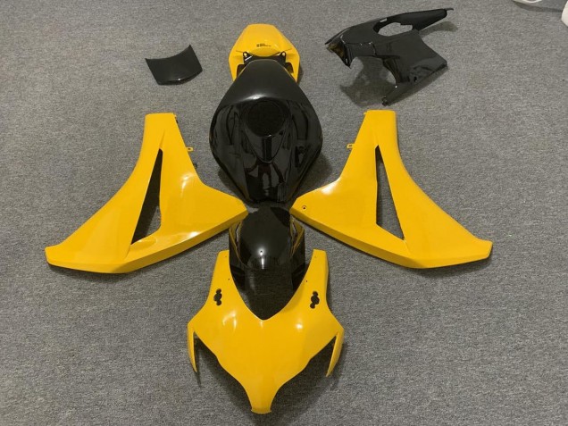 Perlgelb & Schwarz 2008-2011 Honda CBR1000RR Motorrad Verkleidung Perlgelb & Schwarz 2008-2011 Honda CBR1000RR Motorrad Verkleidung
