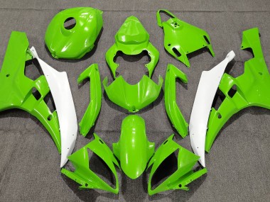 Perlgrün 2006-2007 Yamaha R6 Motorrad Verkleidung