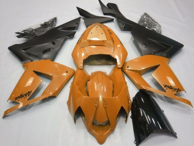 Perlorange & Schwarz 2004-2005 Kawasaki ZX10R Motorrad Verkleidung