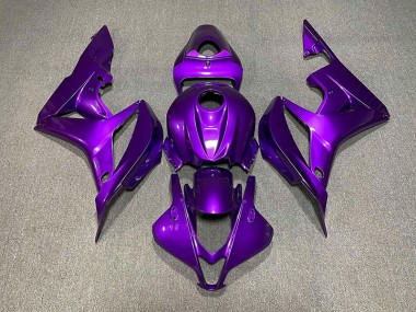 Perlviolett Schlicht 2007-2008 Honda CBR600RR Motorrad Verkleidung
