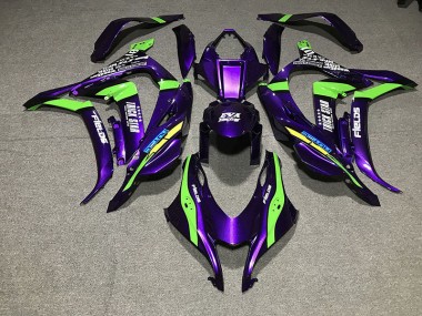 Perlviolett Trickstar 2016-2019 Kawasaki ZX10R Motorrad Verkleidung