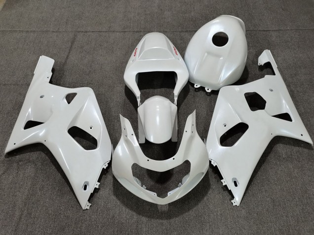 Perlweiss 2001-2003 Suzuki GSXR 600-750 Motorrad Verkleidung Perlweiss 2001-2003 Suzuki GSXR 600-750 Motorrad Verkleidung