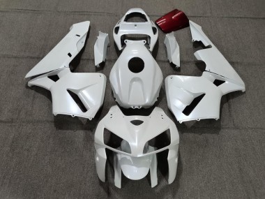 Perlweiss 2005-2006 Honda CBR600RR Motorrad Verkleidung
