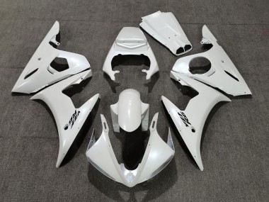 Perlweiss 2005 Yamaha R6 Motorrad Verkleidung
