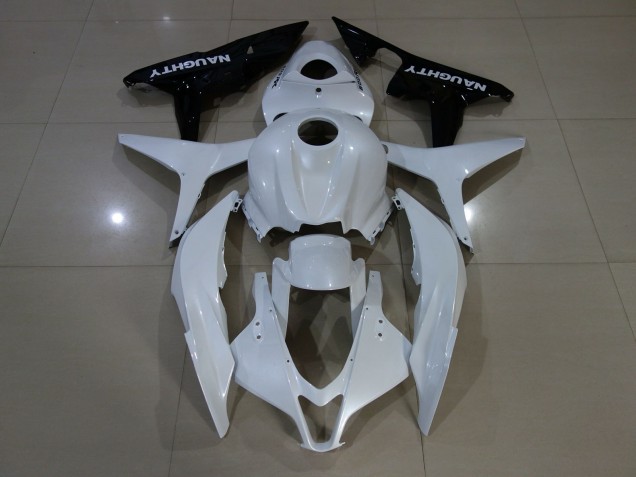 Perlweiss 2007-2008 Honda CBR600RR Motorrad Verkleidung Perlweiss 2007-2008 Honda CBR600RR Motorrad Verkleidung
