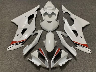 Perlweiss 2008-2016 Yamaha R6 Motorrad Verkleidung