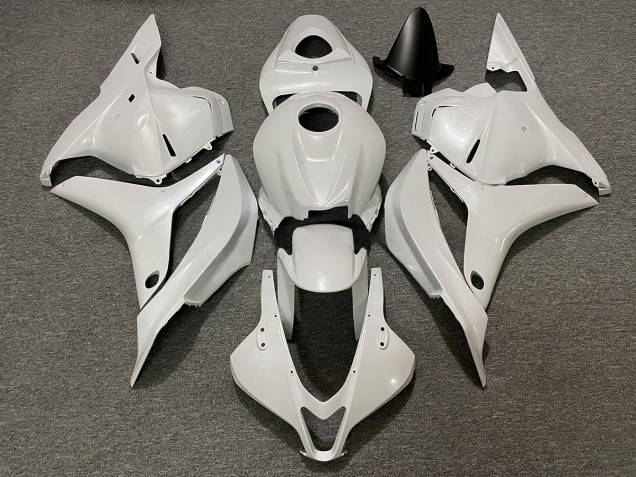 Perlweiss 2009-2012 Honda CBR600RR Motorrad Verkleidung Perlweiss 2009-2012 Honda CBR600RR Motorrad Verkleidung