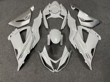 Perlweiss 2013-2018 Kawasaki ZX6R Motorrad Verkleidung