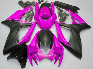 Pink 2006-2007 Suzuki GSXR 600-750 Motorrad Verkleidung