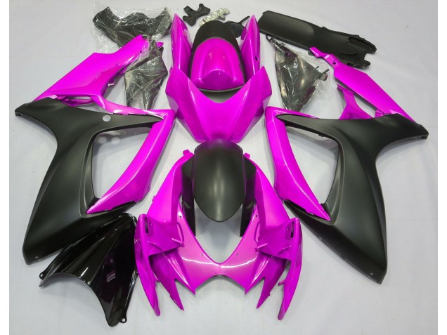 Pink 2006-2007 Suzuki GSXR 600-750 Motorrad Verkleidung Pink 2006-2007 Suzuki GSXR 600-750 Motorrad Verkleidung