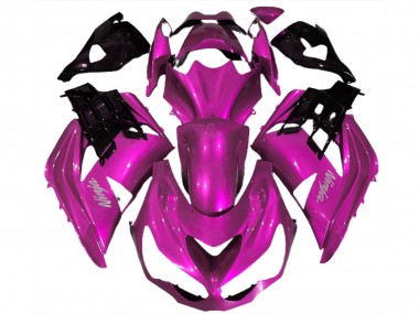 Pink 2012-2021 Kawasaki ZX14R Motorrad Verkleidung