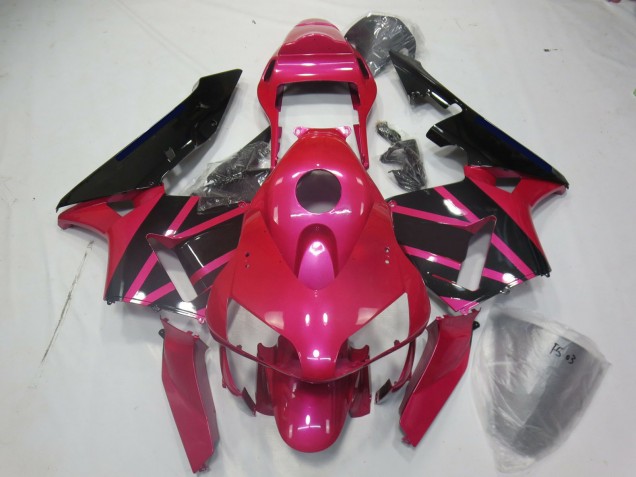 Pink & Schwarz 2003-2004 Honda CBR600RR Motorrad Verkleidung Pink & Schwarz 2003-2004 Honda CBR600RR Motorrad Verkleidung