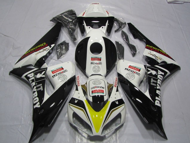 Playboy Stil 2 2006-2007 Honda CBR1000RR Motorrad Verkleidung Playboy Stil 2 2006-2007 Honda CBR1000RR Motorrad Verkleidung