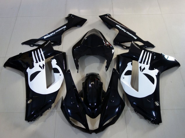 Punisher Custom 2007-2008 Kawasaki ZX6R Motorrad Verkleidung Punisher Custom 2007-2008 Kawasaki ZX6R Motorrad Verkleidung