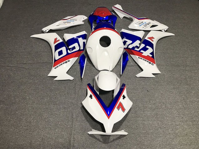 Racing-Design Weiß 2012-2016 Honda CBR1000RR Motorrad Verkleidung Racing-Design Weiß 2012-2016 Honda CBR1000RR Motorrad Verkleidung