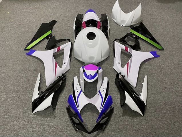 Rennfarben 2 2007-2008 Suzuki GSXR 1000 Motorrad Verkleidung Rennfarben 2 2007-2008 Suzuki GSXR 1000 Motorrad Verkleidung