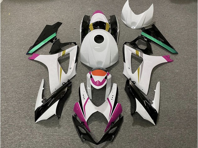 Rennfarben 3 2007-2008 Suzuki GSXR 1000 Motorrad Verkleidung Rennfarben 3 2007-2008 Suzuki GSXR 1000 Motorrad Verkleidung