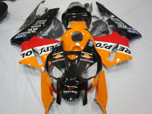 Repsol Man Power 2005-2006 Honda CBR600RR Motorrad Verkleidung Repsol Man Power 2005-2006 Honda CBR600RR Motorrad Verkleidung
