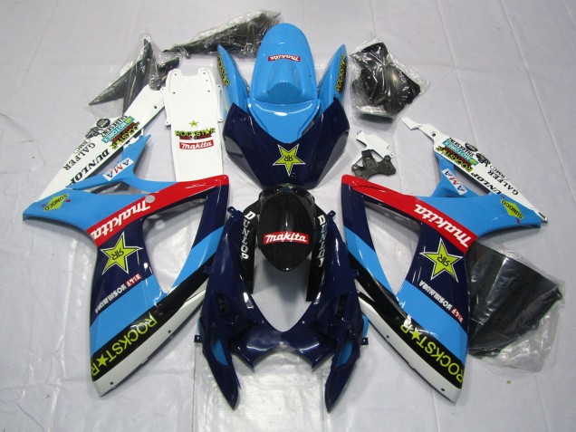 Rockstar 2006-2007 Suzuki GSXR 600-750 Motorrad Verkleidung Rockstar 2006-2007 Suzuki GSXR 600-750 Motorrad Verkleidung