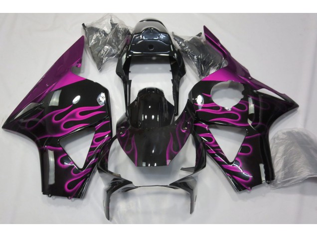 Rosa Flamme 2002-2003 Honda CBR954RR Motorrad Verkleidung Rosa Flamme 2002-2003 Honda CBR954RR Motorrad Verkleidung
